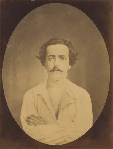 Face in repose by Guillaume-Benjamin-Amant Duchenne, photograph, 1854-1856