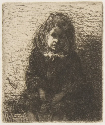 Little Arthur by James McNeill Whistler, print, 1858
