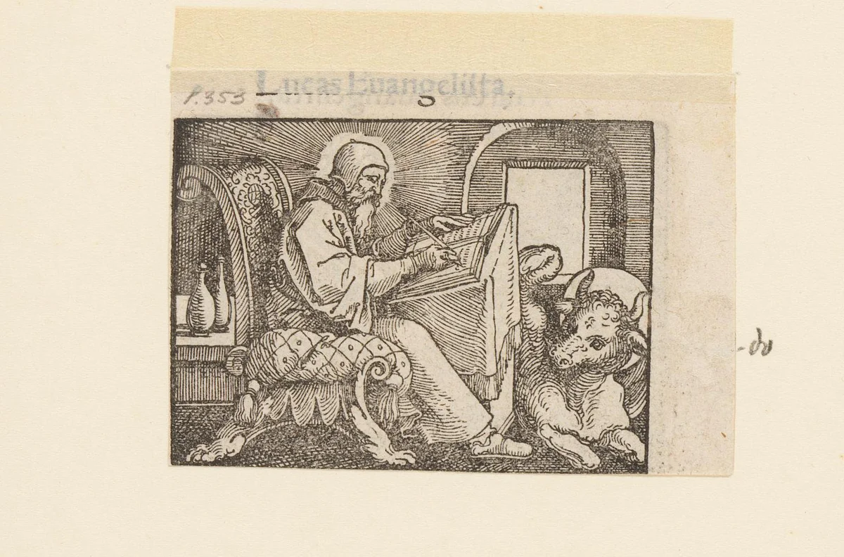 Evangelist Lucas by anonymous, print, 1530-1533