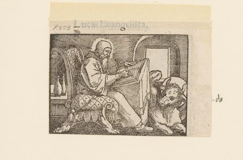 Evangelist Lucas by anonymous, print, 1530-1533
