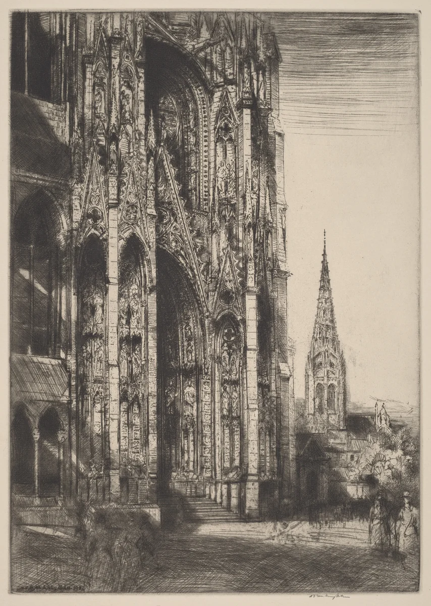 Gothic Night by Donald Shaw MacLaughlan, print, 1926