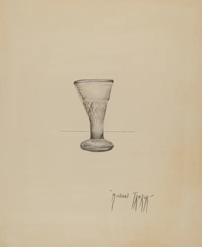Liqueur Glass by Michael Trekur, index of american design, 1936
