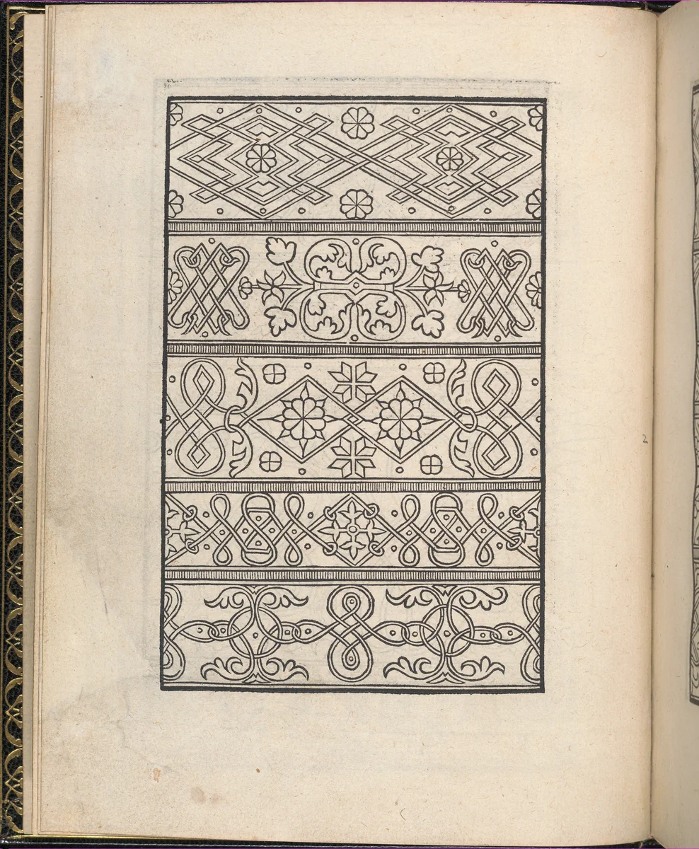 Page from Ein new kunstlich Modelbuch...(Page 2v) by Peter Quentel, book, 1544