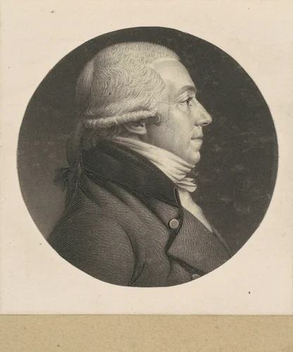 Francis Breuil by Charles B. J. Févret de Saint-Mémin, print, 1795-1805