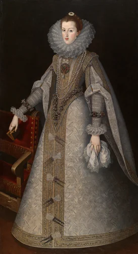 Queen Margaret of Spain by Andrés López Polanco, painting, 1605-1615