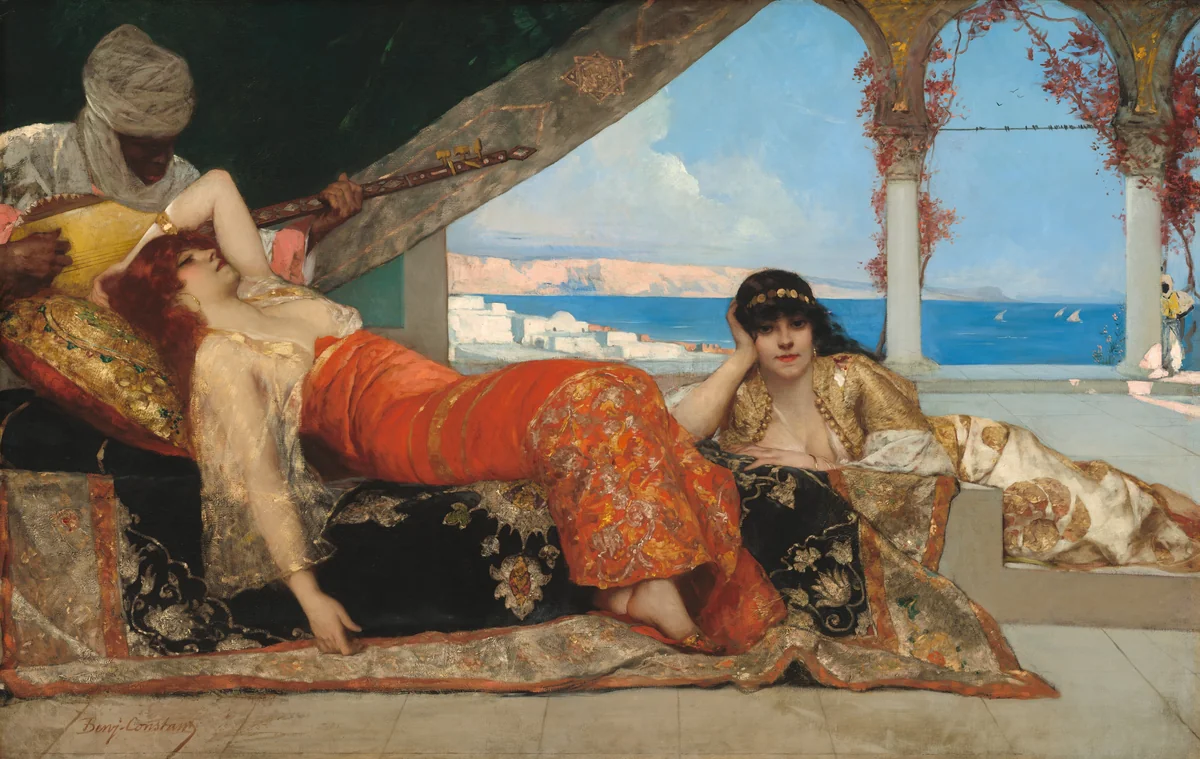 The Favorite of the Emir by Jean Joseph Benjamin Constant, painting, 1879