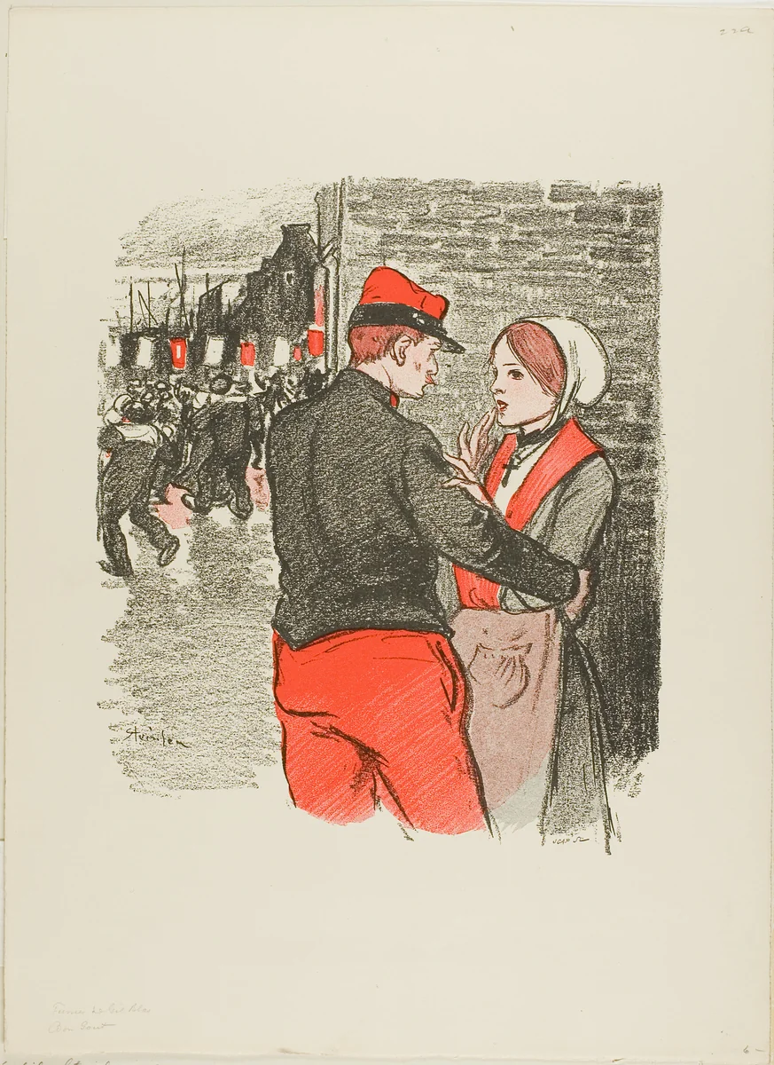 Good Taste by Théophile Alexandre Steinlen, print, 1895