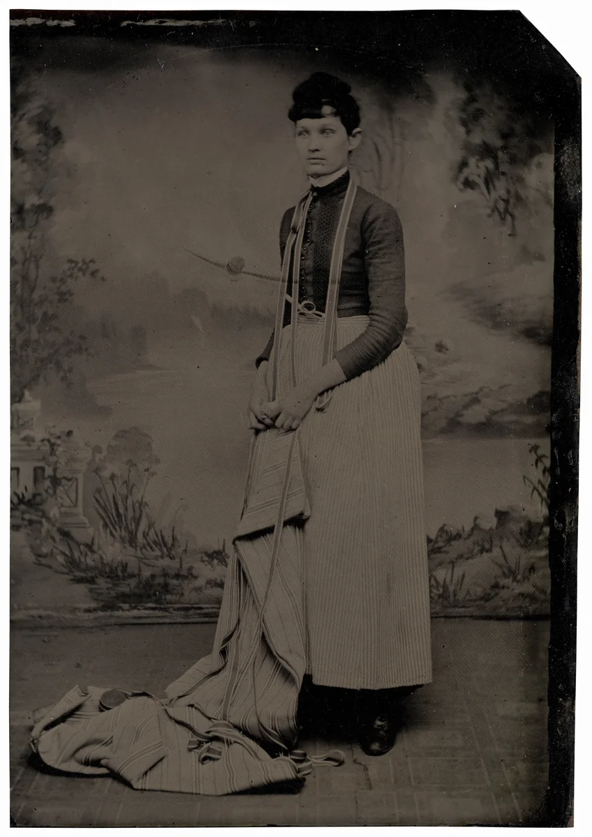 Portrait of a Seamstress by American 19th Century, photograph, 1840-1899
