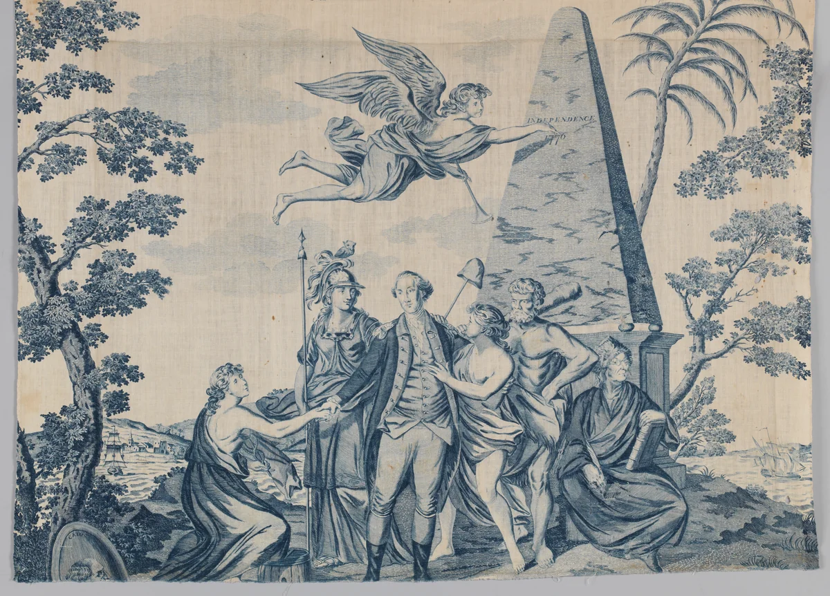 Piece by Henry Gardiner, textile, 1795-1805