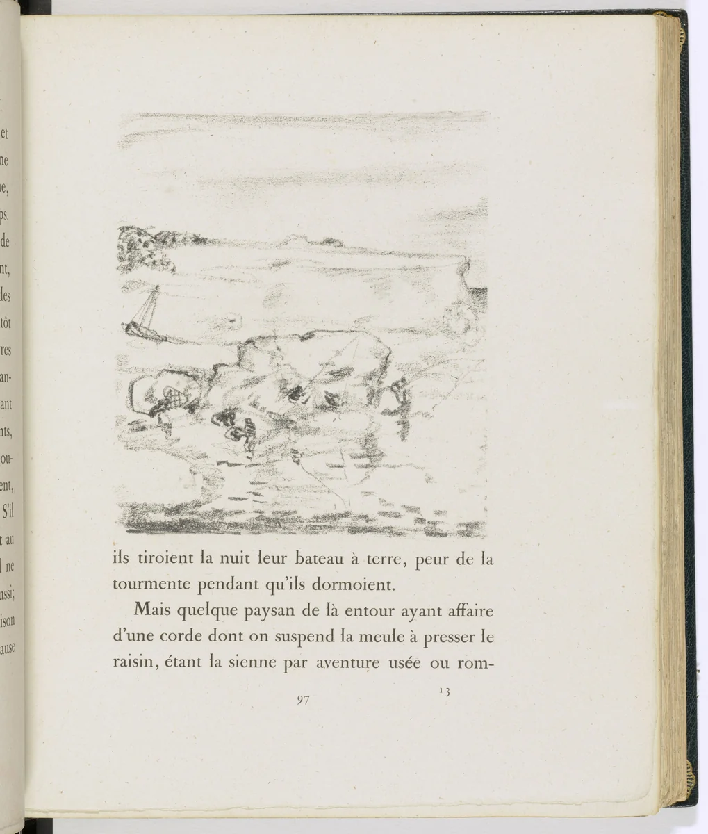 In-text plate (page 97) from Daphnis et Chloé by Pierre Bonnard, illustrated book, 1902