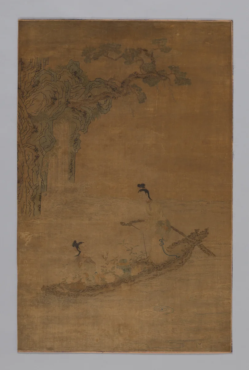 Panel (Furnishing Fabric) by China, textile, 1875-1900