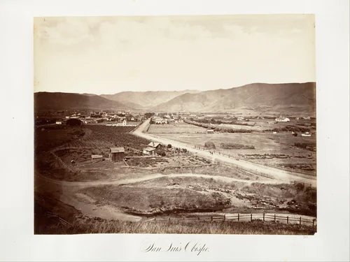 San Luis Obispo by Carleton E. Watkins, photograph, 1876