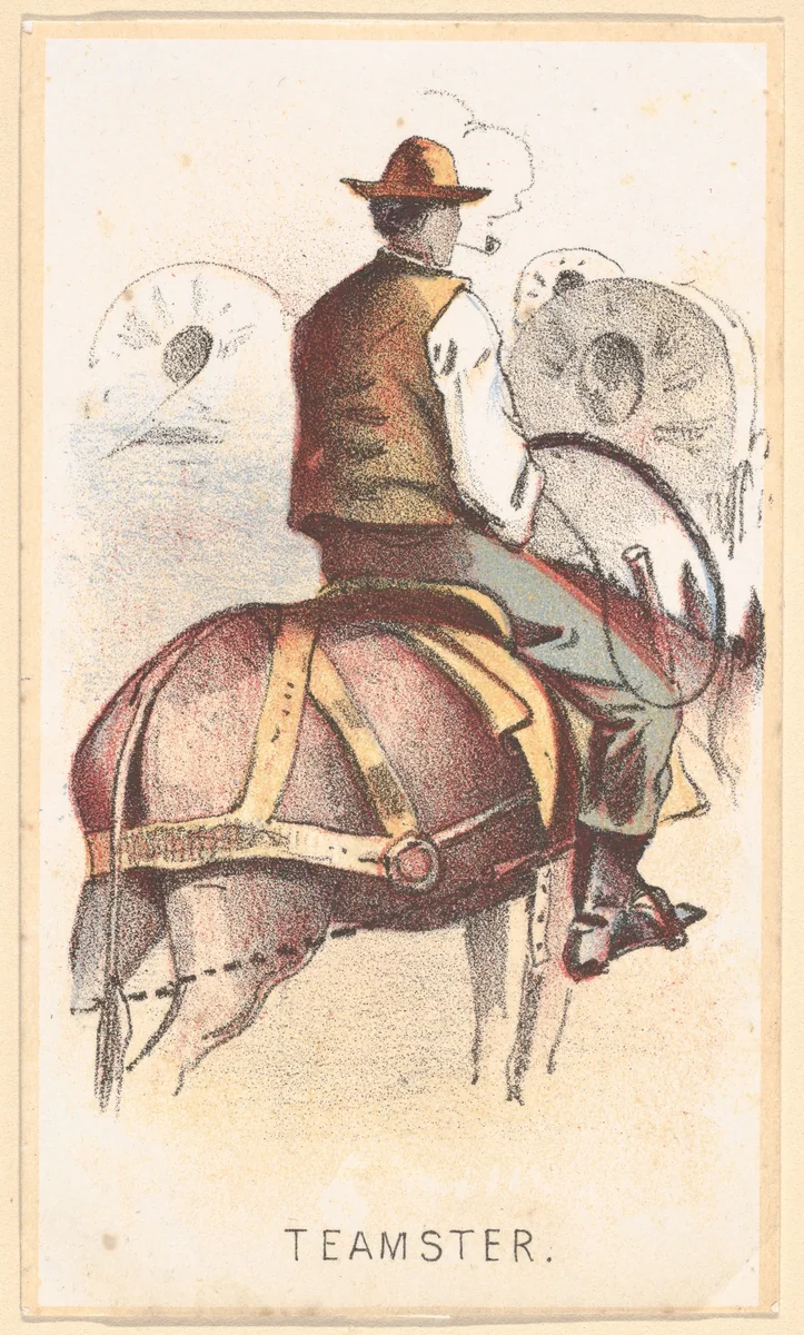 Life in Camp, Part 2: Teamster by Winslow Homer, print, 1864