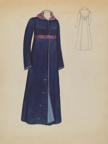 Coat by Jessie M Benge, index of american design, 1935-1942