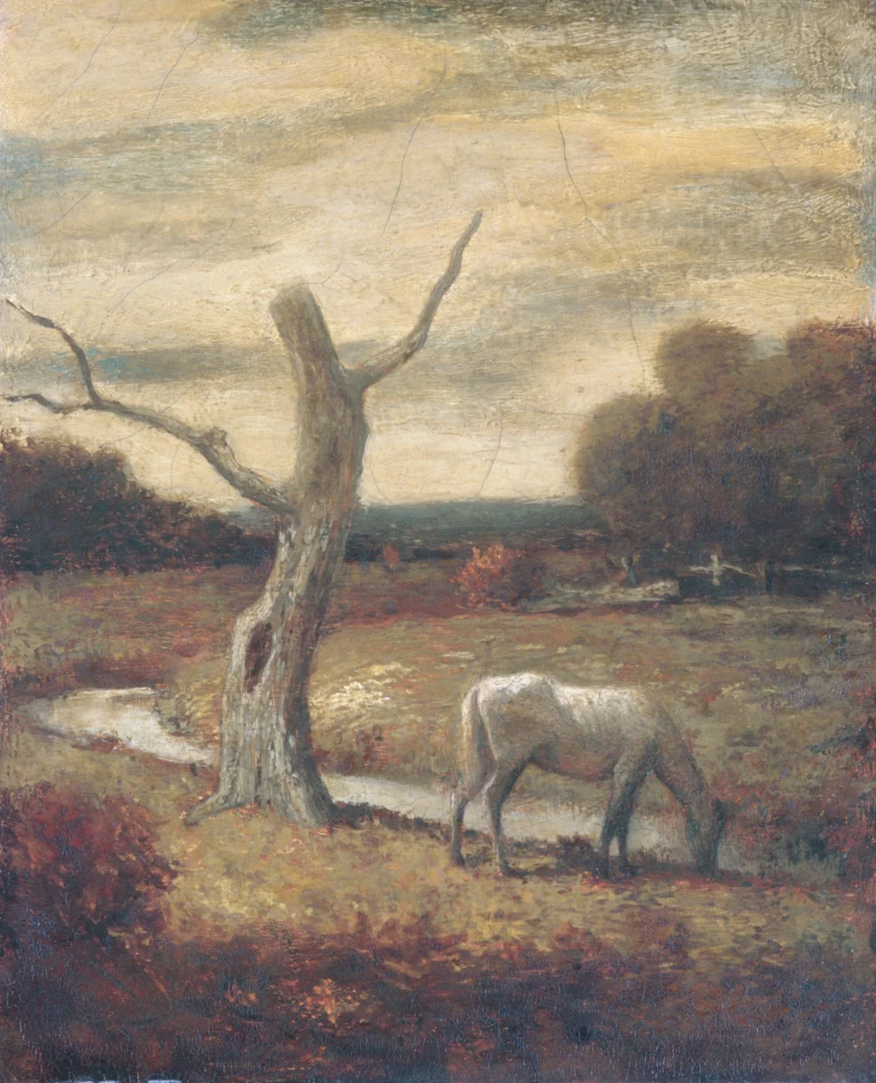 Autumn Meadows by Albert Pinkham Ryder, artwork, 1913-1916