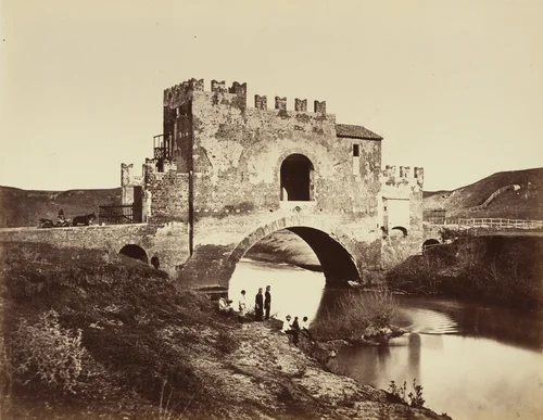 Ponte de Nomentano (Bridge of Nomentano) by Gioacchino Altobelli, photograph, 1860-1869