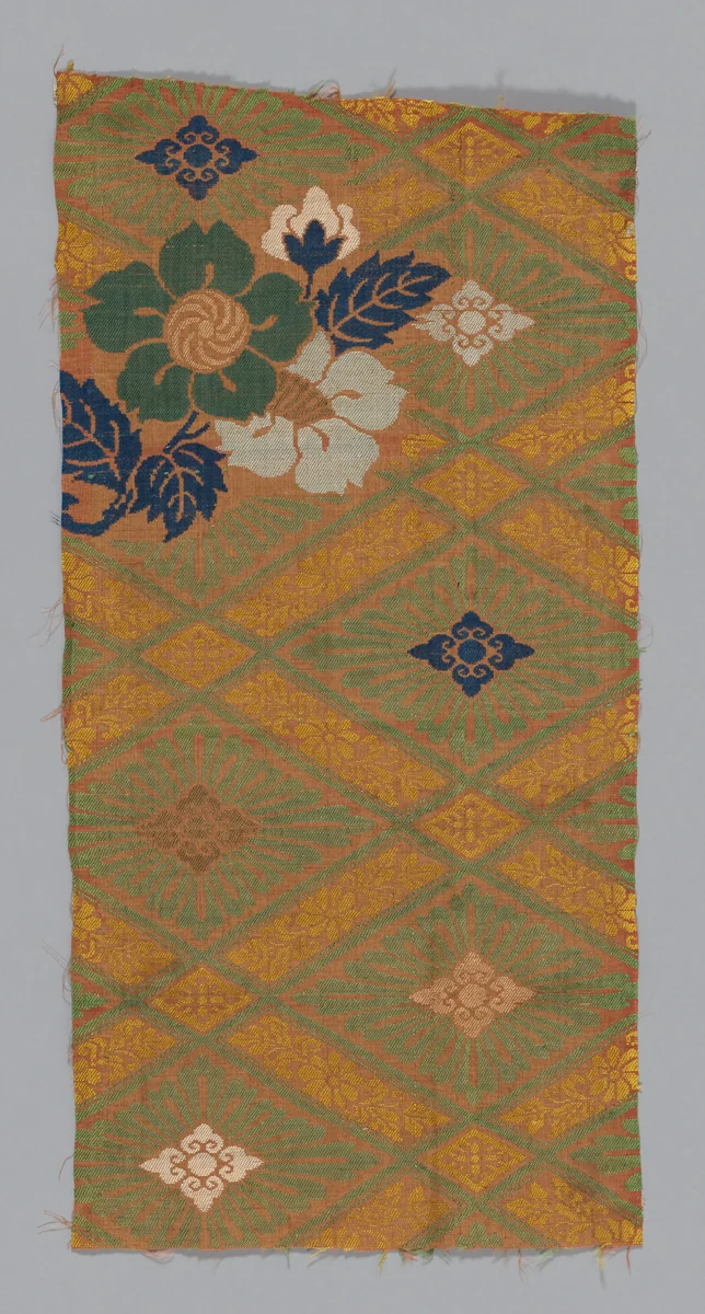 Fragment (From Noh Costume) by Japan, textile, 1601-1800