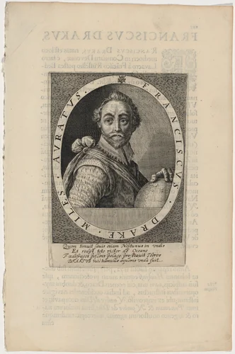 Sir Francis Drake by Willem de Passe, print, 1620