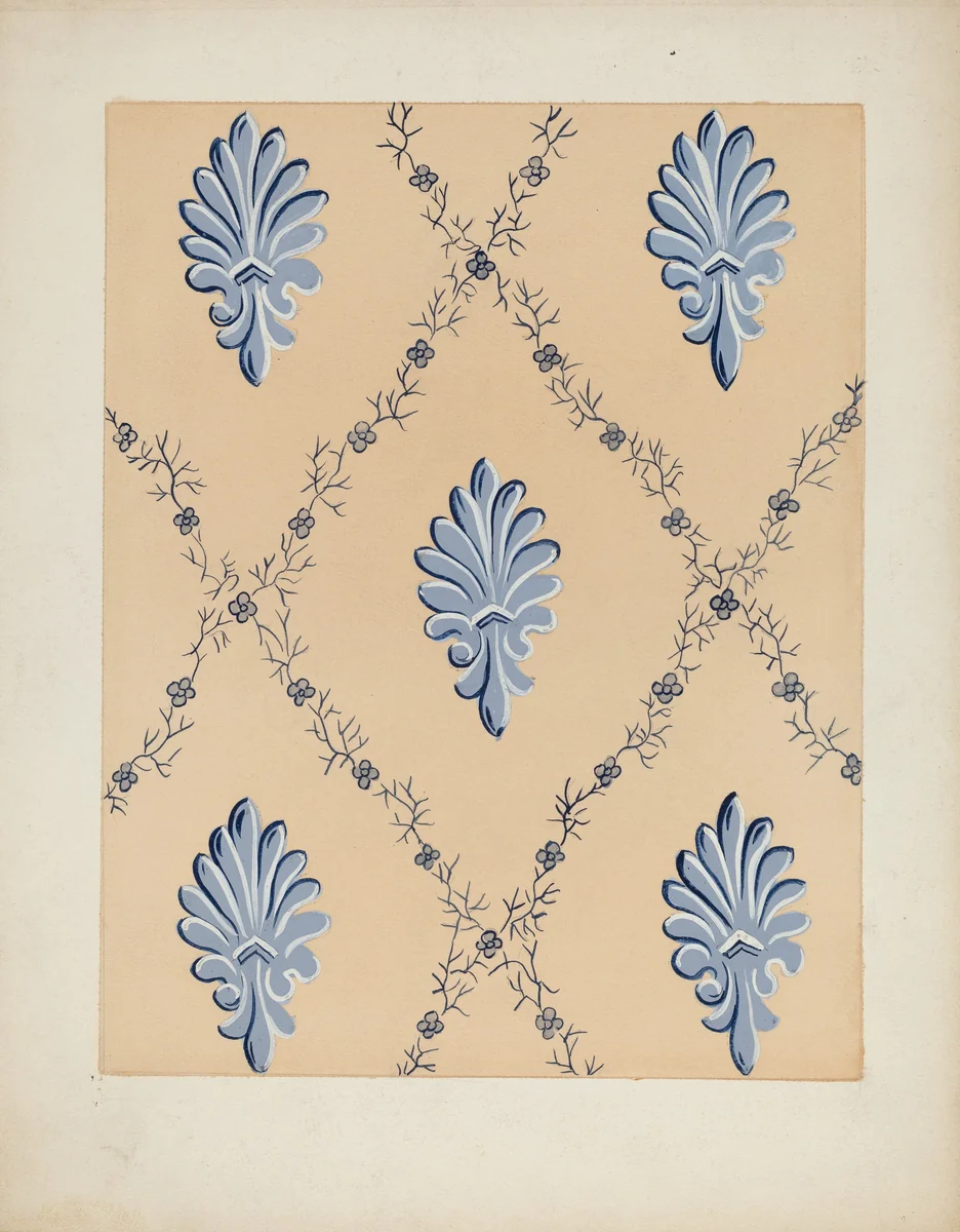 Wall Paper by John Garay, index of american design, 1937