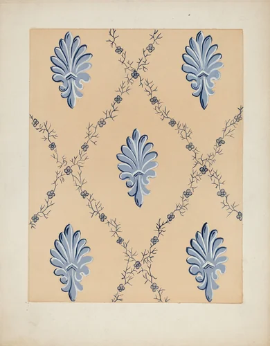 Wall Paper by John Garay, index of american design, 1937
