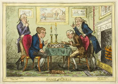 Game of Chess by George Cruikshank
Captain Frederick Marryat
Hannah Humphrey, print, 1814