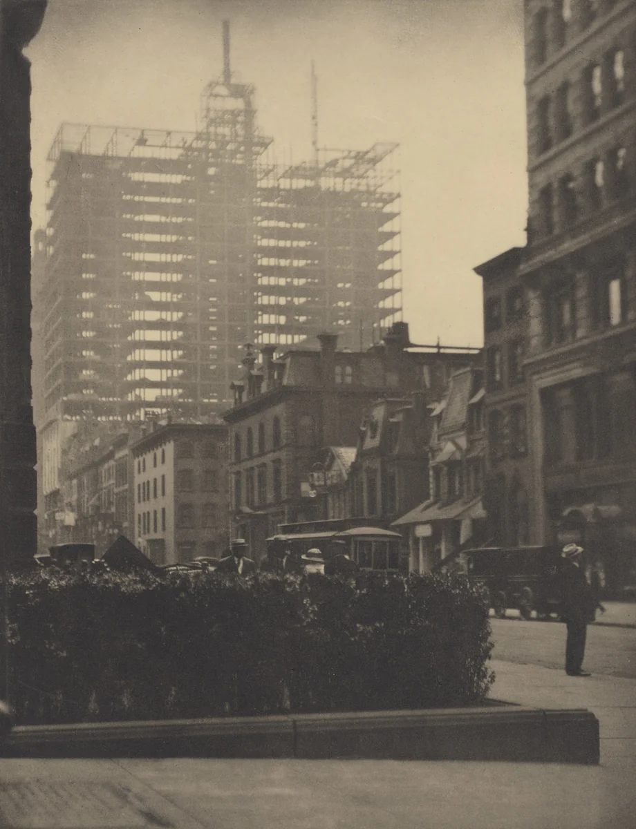 Old and New New York by Alfred Stieglitz, photograph, 1910