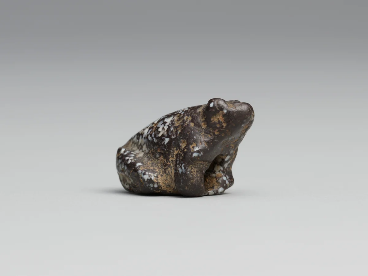 Amulet of a Frog by Egyptian, metalwork, -1550--664