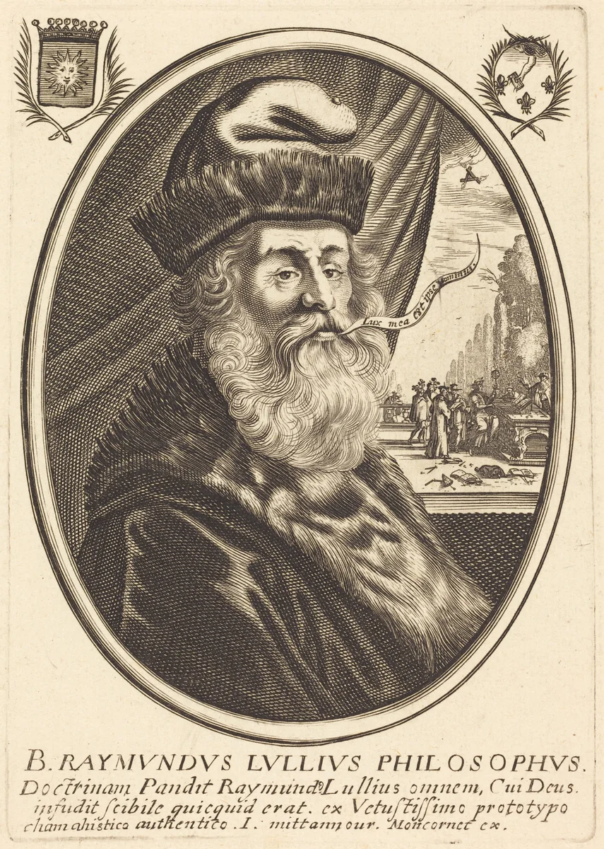 Raymond Lulle by Balthasar Moncornet, print, 1600-1668