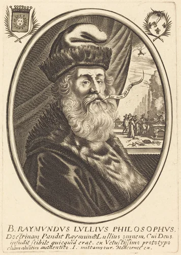 Raymond Lulle by Balthasar Moncornet, print, 1600-1668