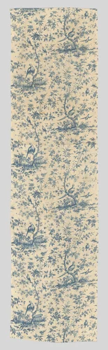 Piece by Bromley Hall Printworks, textile, 1775-1785
