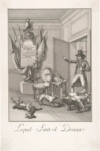 Lequel Faut-il Donner? by anonymous, print, 1797