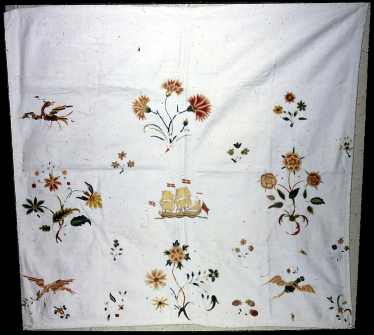 Panel by United States, textile, 1701-1725