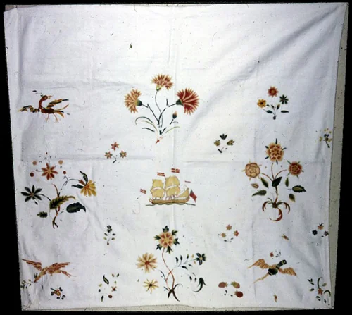 Panel by United States, textile, 1701-1725