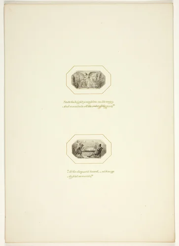 Study for a plate from The Task by Thomas Stothard, drawing, 1795-1805