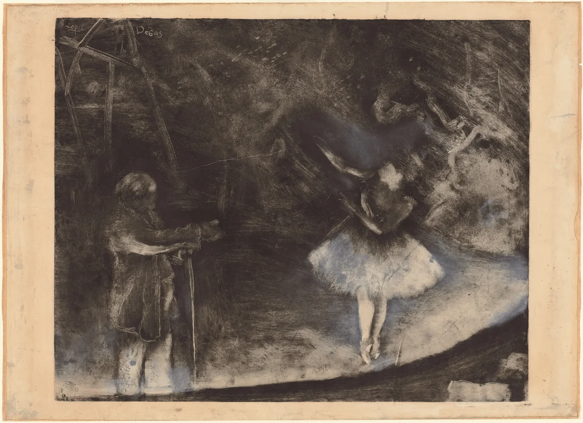 The Ballet Master by Edgar Degas, print, 1871-1881
