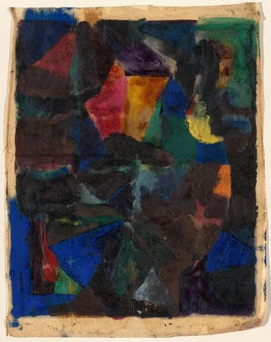 Study in Transparency by Morgan Russell, drawing, 1922