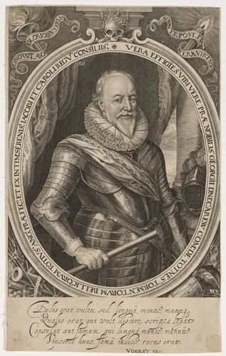 George Carew, Earl of Totnes by Robert van Voerst, print, 1633