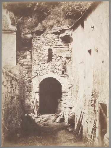 Behind the Troglodyte Farm by Henri Le Secq, photograph, 1848-1858