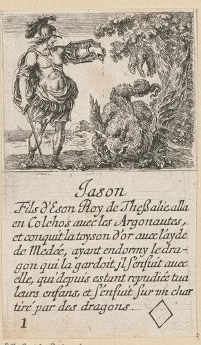 Ruiten één by Stefano della Bella, print, 1620-1664