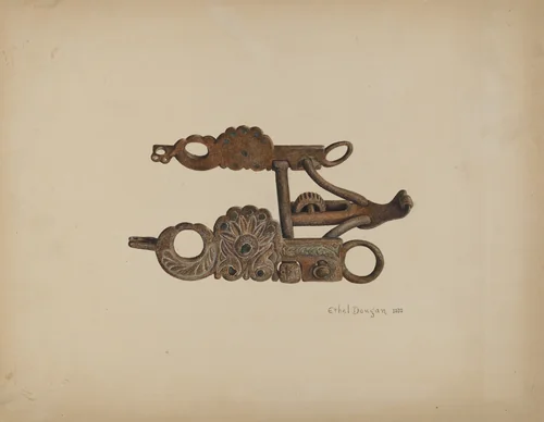 Iron Bit by Ethel Dougan, index of american design, 1939