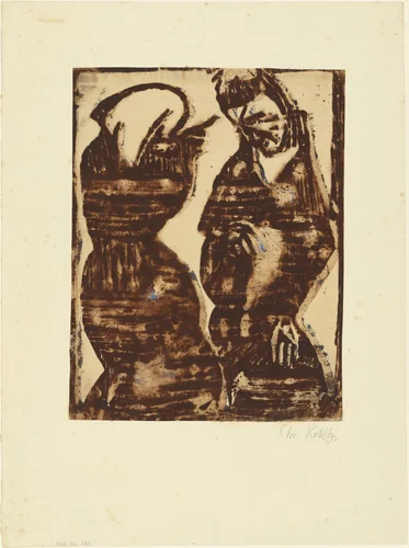 It Was You (Du bist's gewesen) by Christian Rohlfs, print, 1922