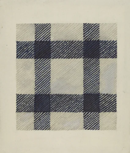Shaker Bedspread by George Constantine, index of american design, 1935-1942
