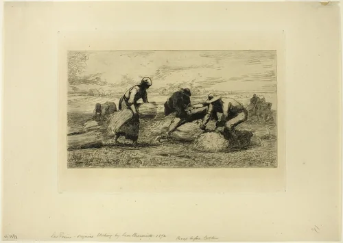 The Reapers by Léon Augustin Lhermitte, print, 1867-1877