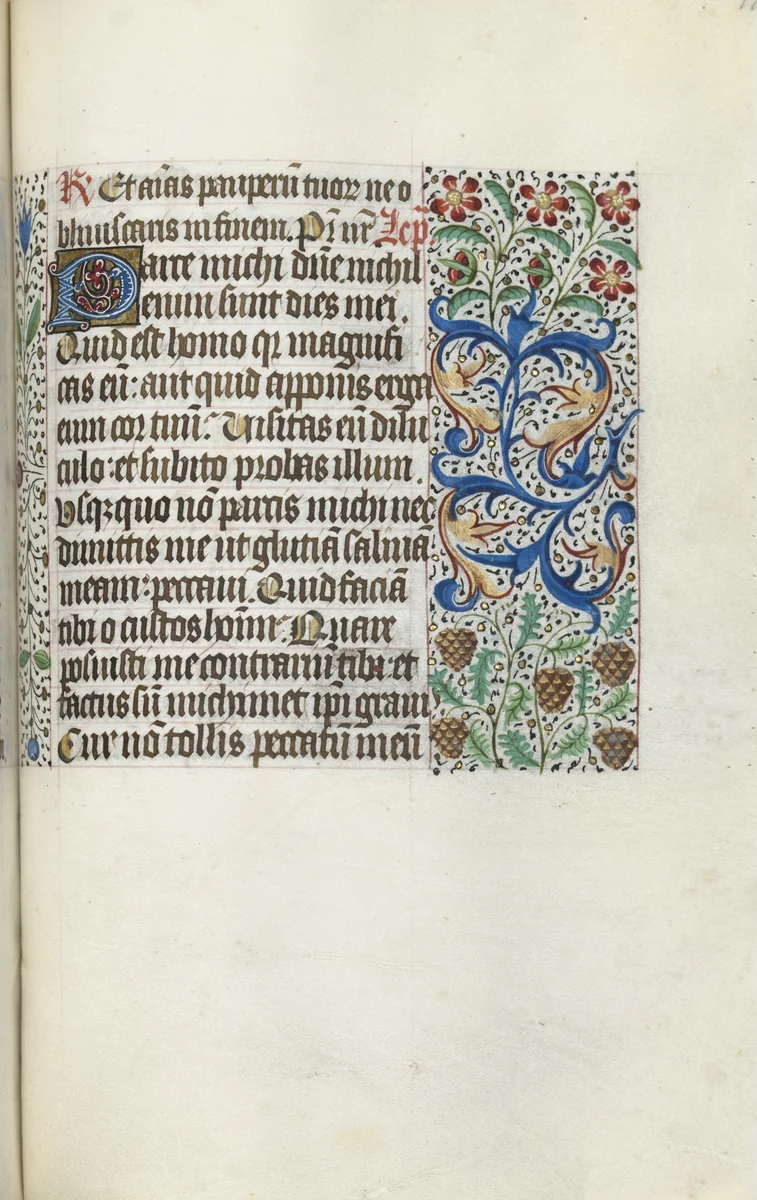 Book of Hours (Use of Rouen): fol. 115r by Master of the Geneva Latini, book, 1465-1475