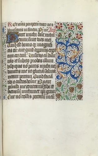 Book of Hours (Use of Rouen): fol. 115r by Master of the Geneva Latini, book, 1465-1475