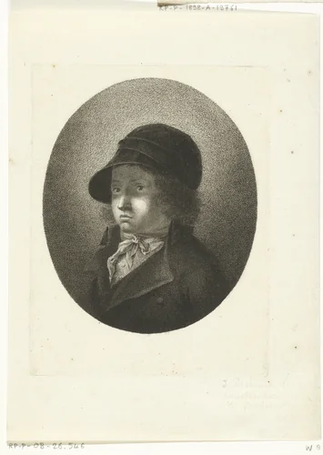 Portret van Dirk Langendijk als kind by Joannes Bemme, print, 1800-1803
