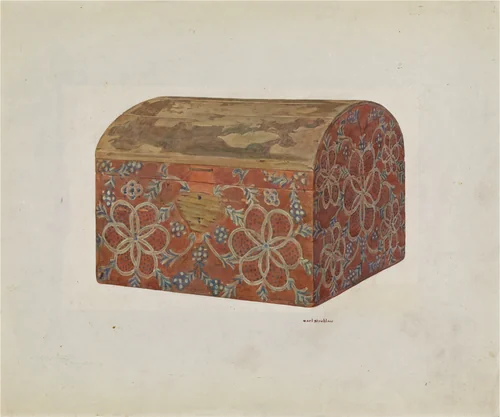 Pa. German Chest by Carl Strehlau, index of american design, 1940