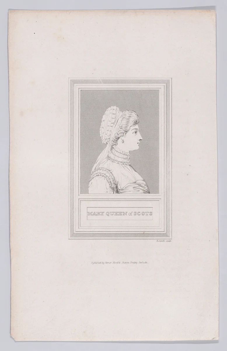 Mary, Queen of Scots by Roberts Sands, print, 1811