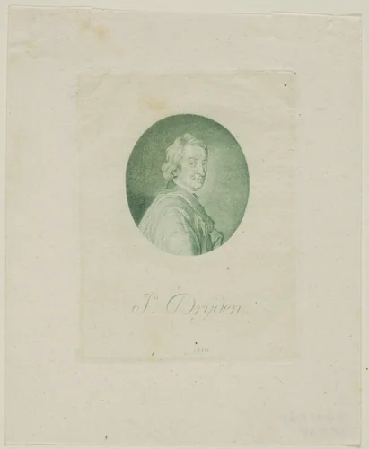 John Dryden by Jean-Baptiste de Grateloup Jean Pierre Sylvestre, print, 1755-1817
