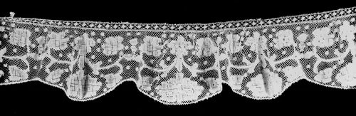 Border by Belgium, Flanders, probably Antwerp, textile, 1825-1850